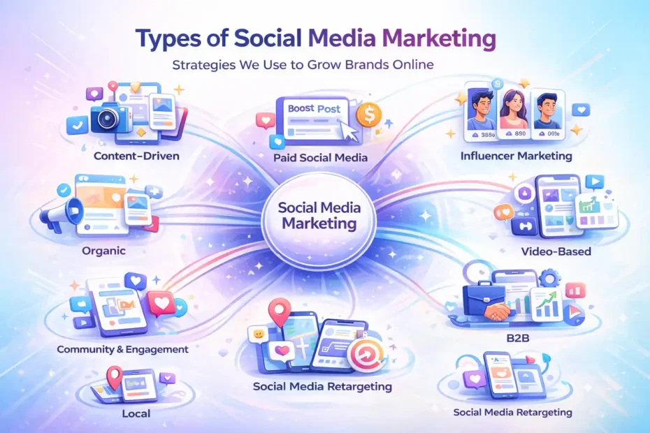 Types of Social Media Marketing