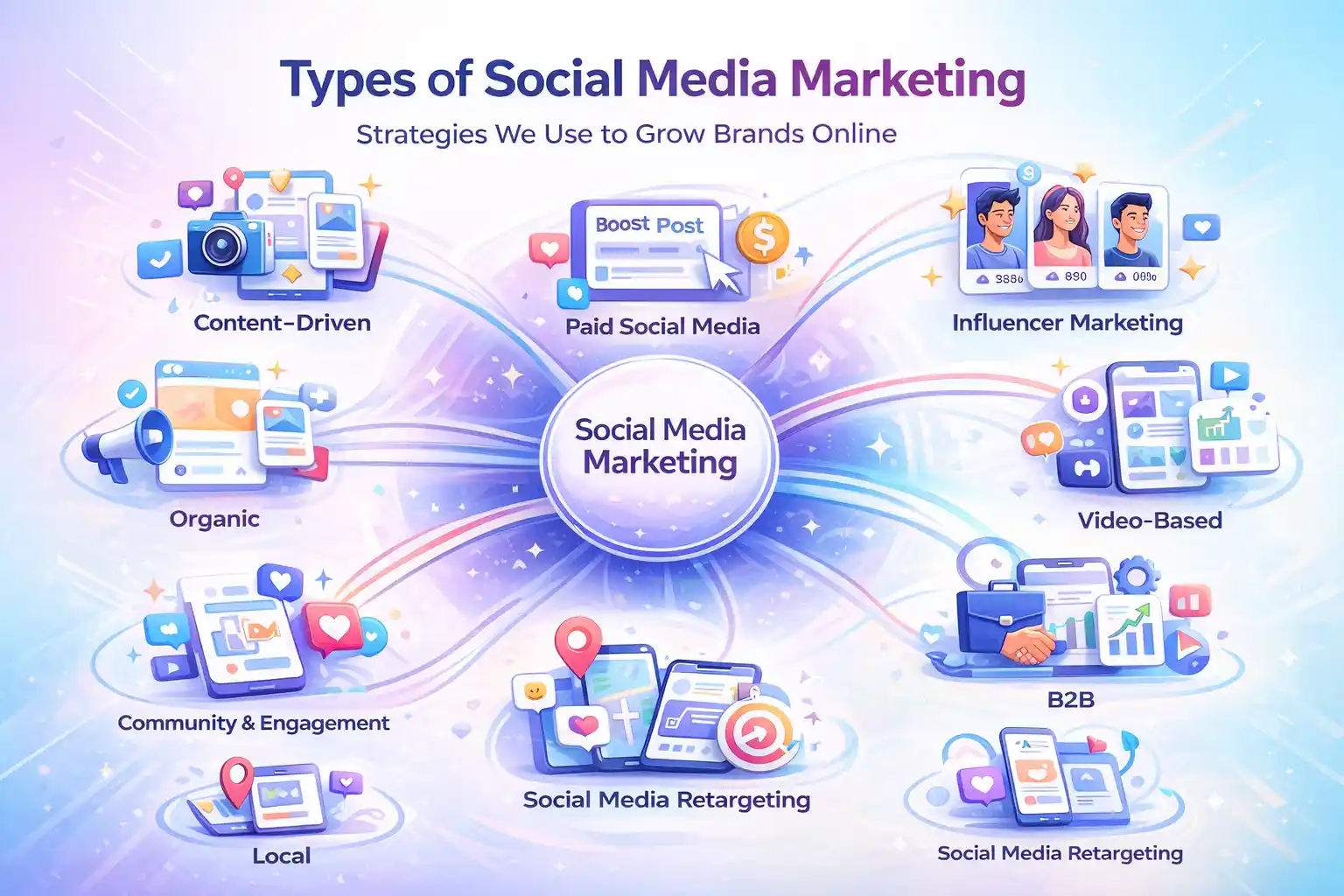 Types of Social Media Marketing