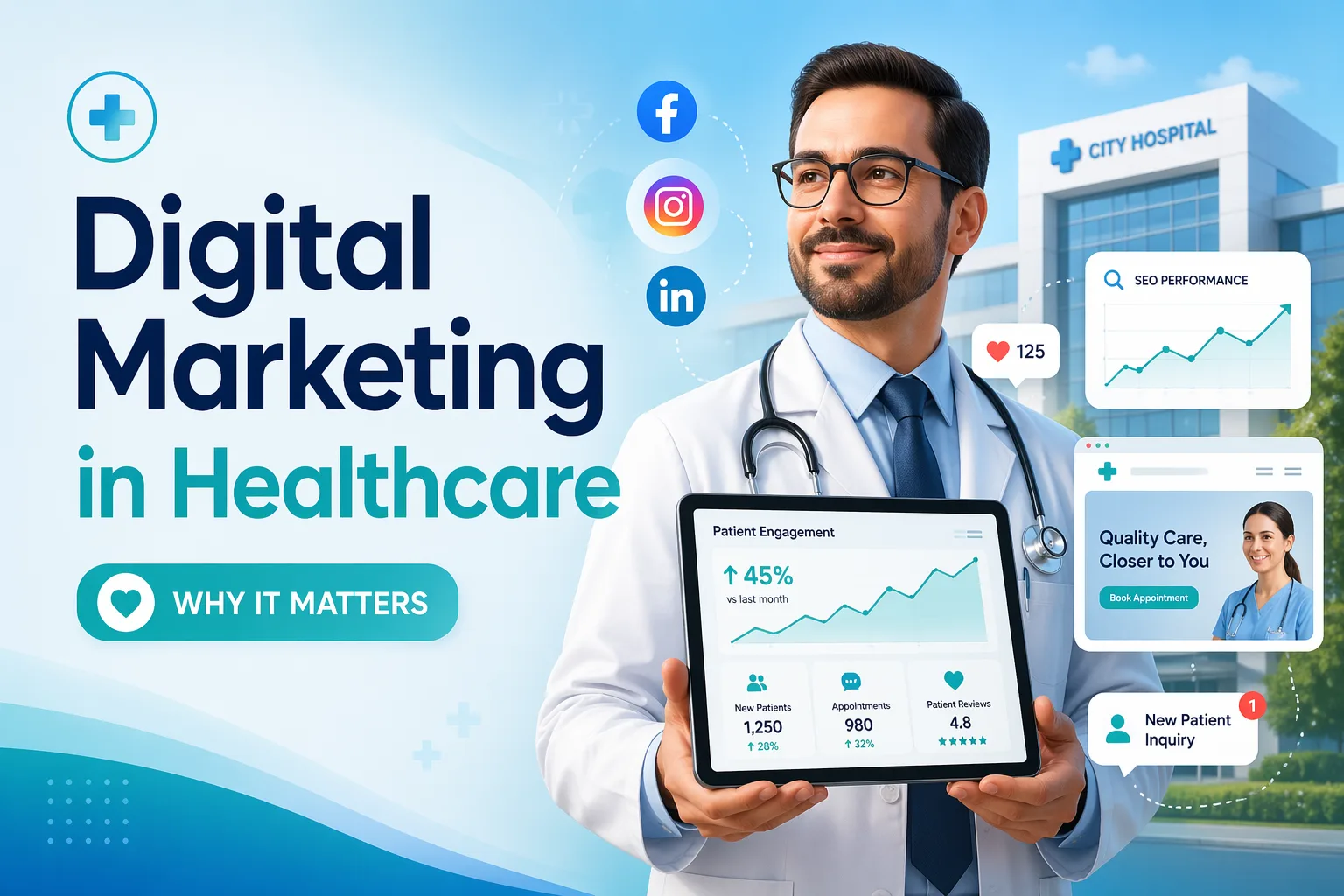 why digital marketing is important in healthcare