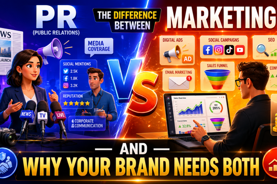 The Difference Between PR and Marketing