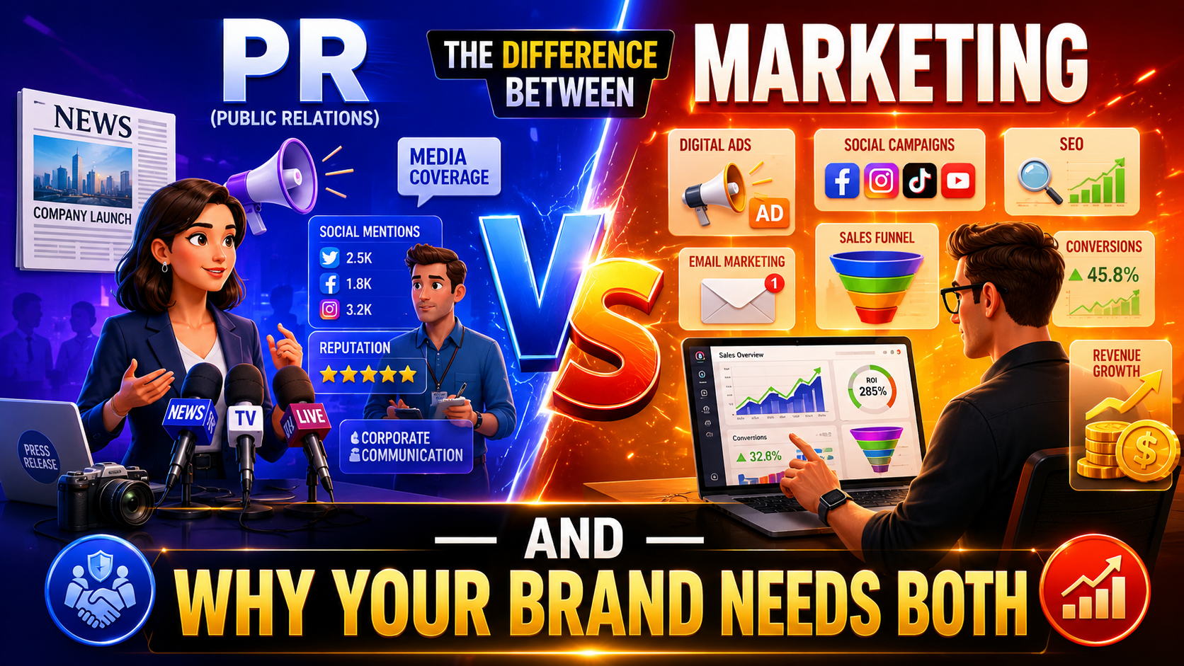 The Difference Between PR and Marketing
