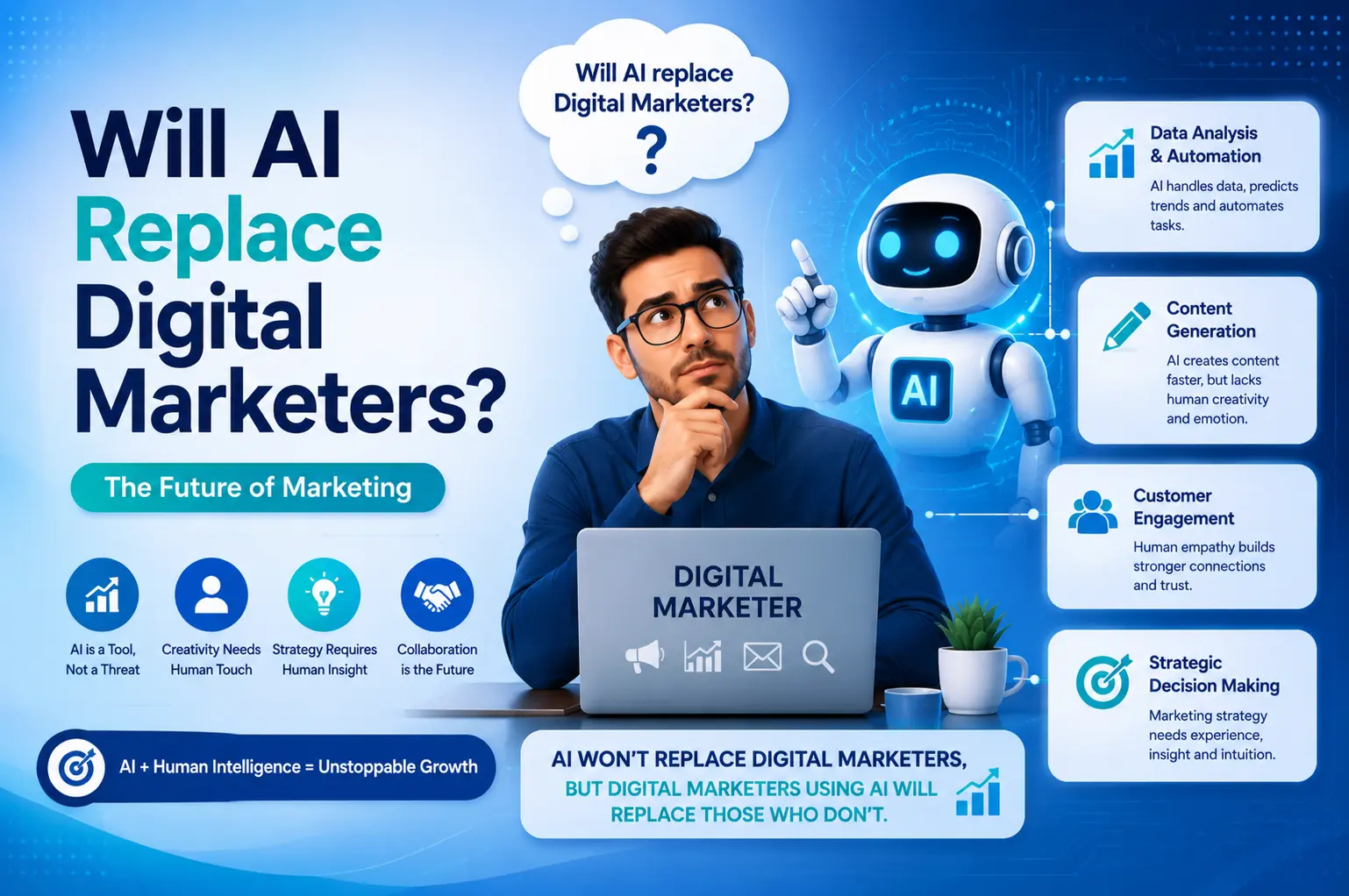 Will AI Replace Digital Marketers